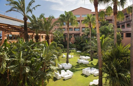 Jardín del hotel